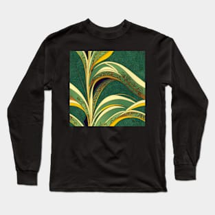 Art Nouveau floral pattern, model 6 Long Sleeve T-Shirt